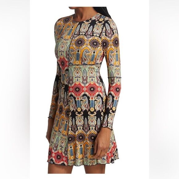 LAST CHANCE ALICE + OLIVIA DELORA DRESS - Picture 1 of 11